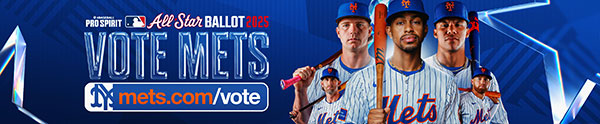 Vote Mets Pro Spirit 2025 All-Star Ballot Vote Mets Mets.com/Vote