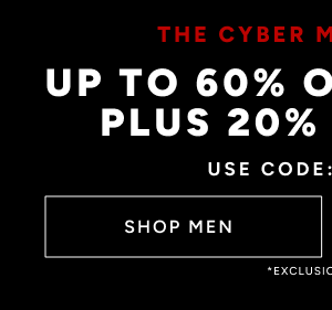 Up to 60% off Sitewide Shop Men