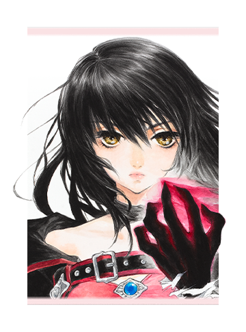 Key art for Tales of Berseria Remastered showcasing a close-up view of the female protagonist Velvet Crowe.