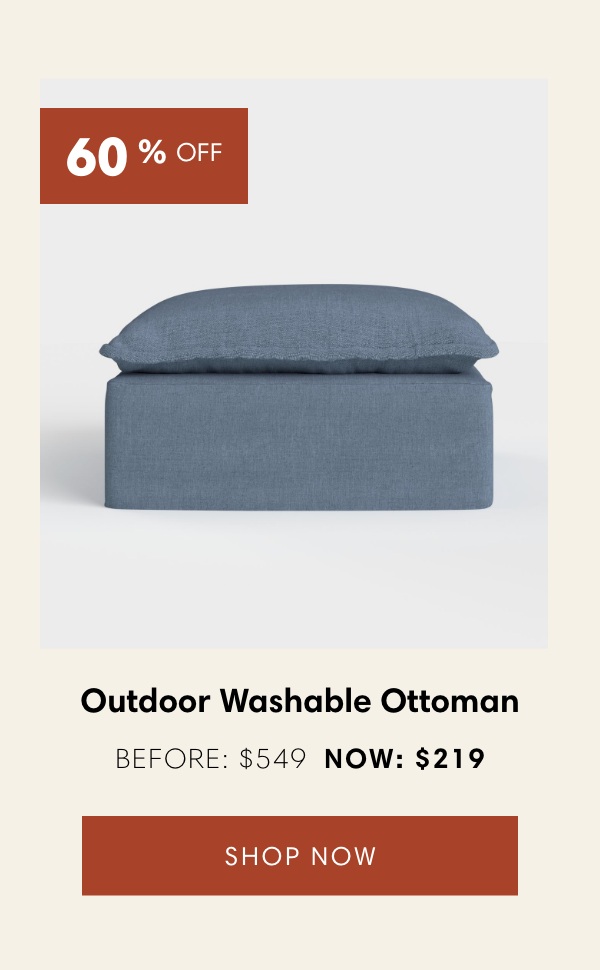 Outdoor Washable Ottoman