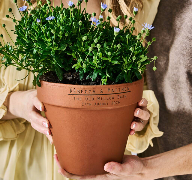 Bespoke Personalised Terracotta Flower Pot
