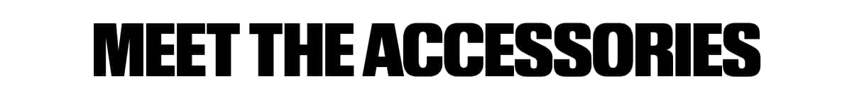 MEET THE ACCESSORIES