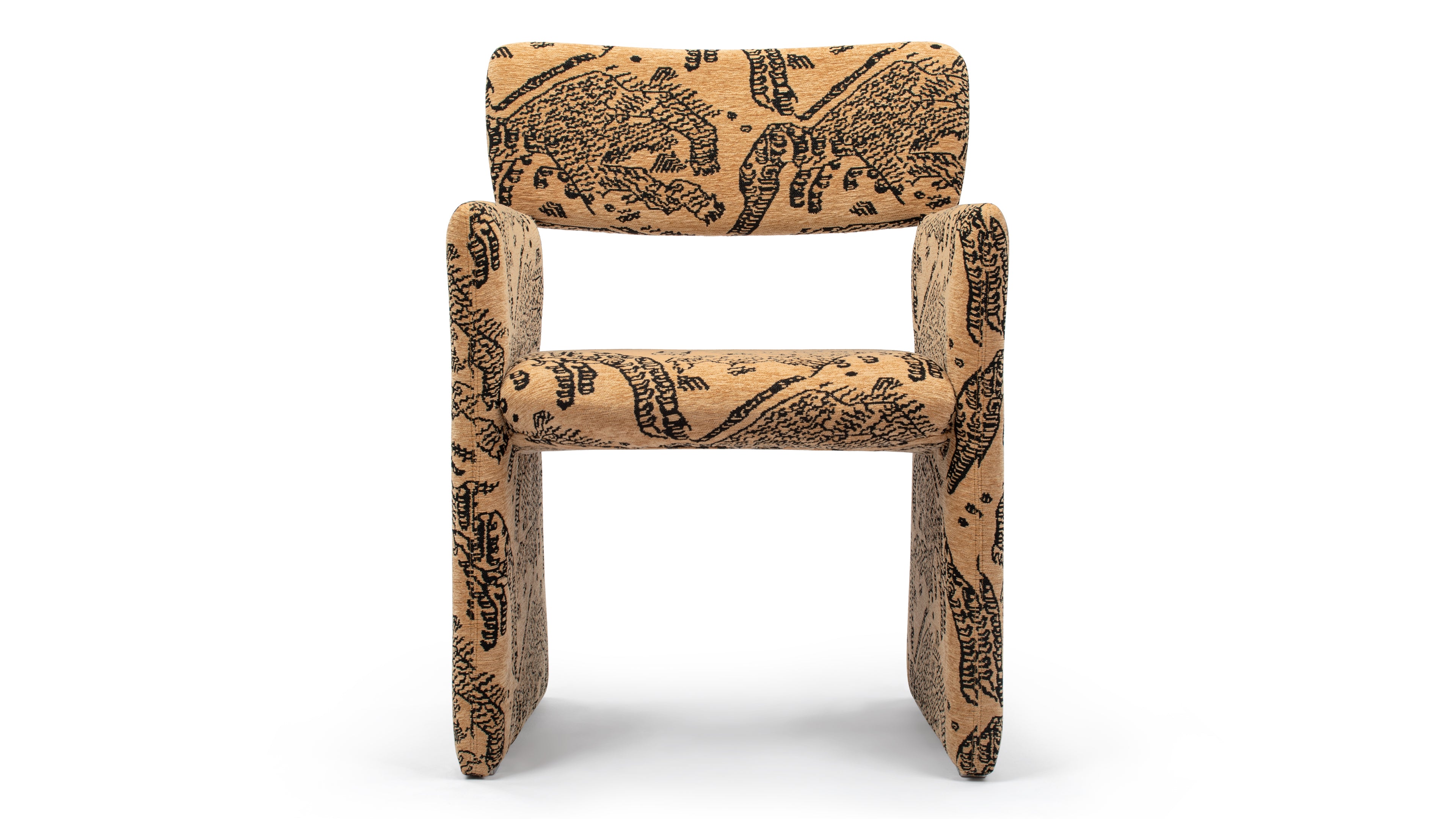 Image of Crown - Crown Armchair, Tiger Mountain Chenille