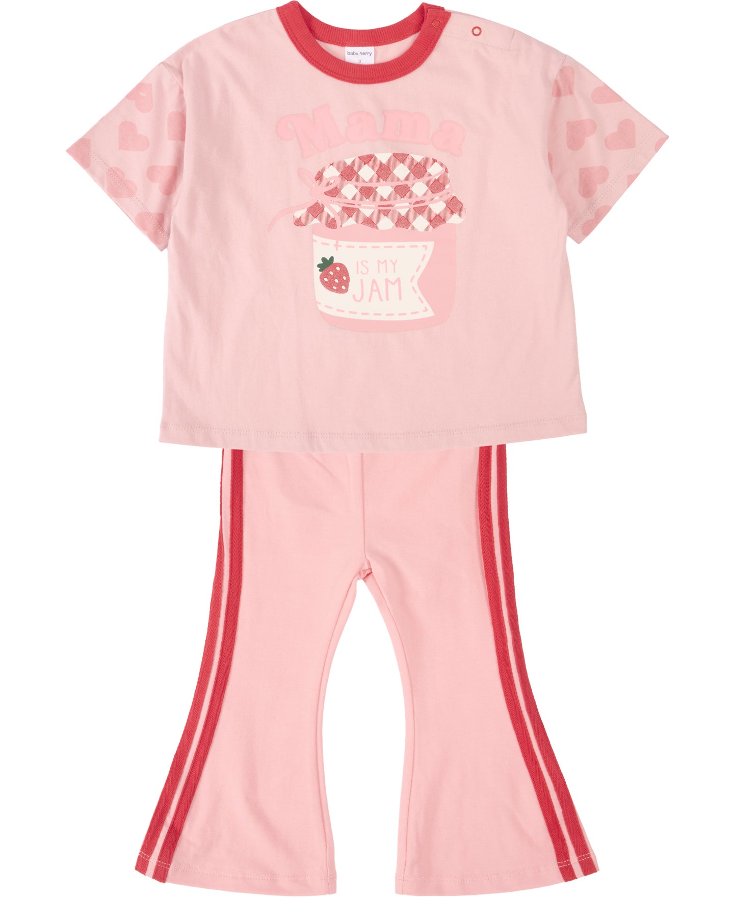 Babies' Oversized Tee and Flare Set
