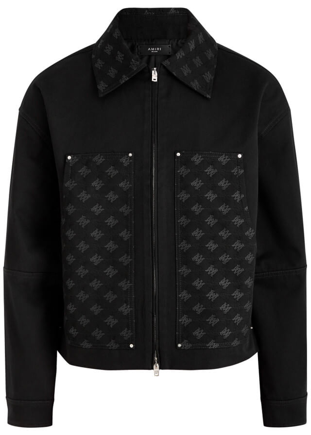 AMIRI MA Quad logo-jacquard twill jacket