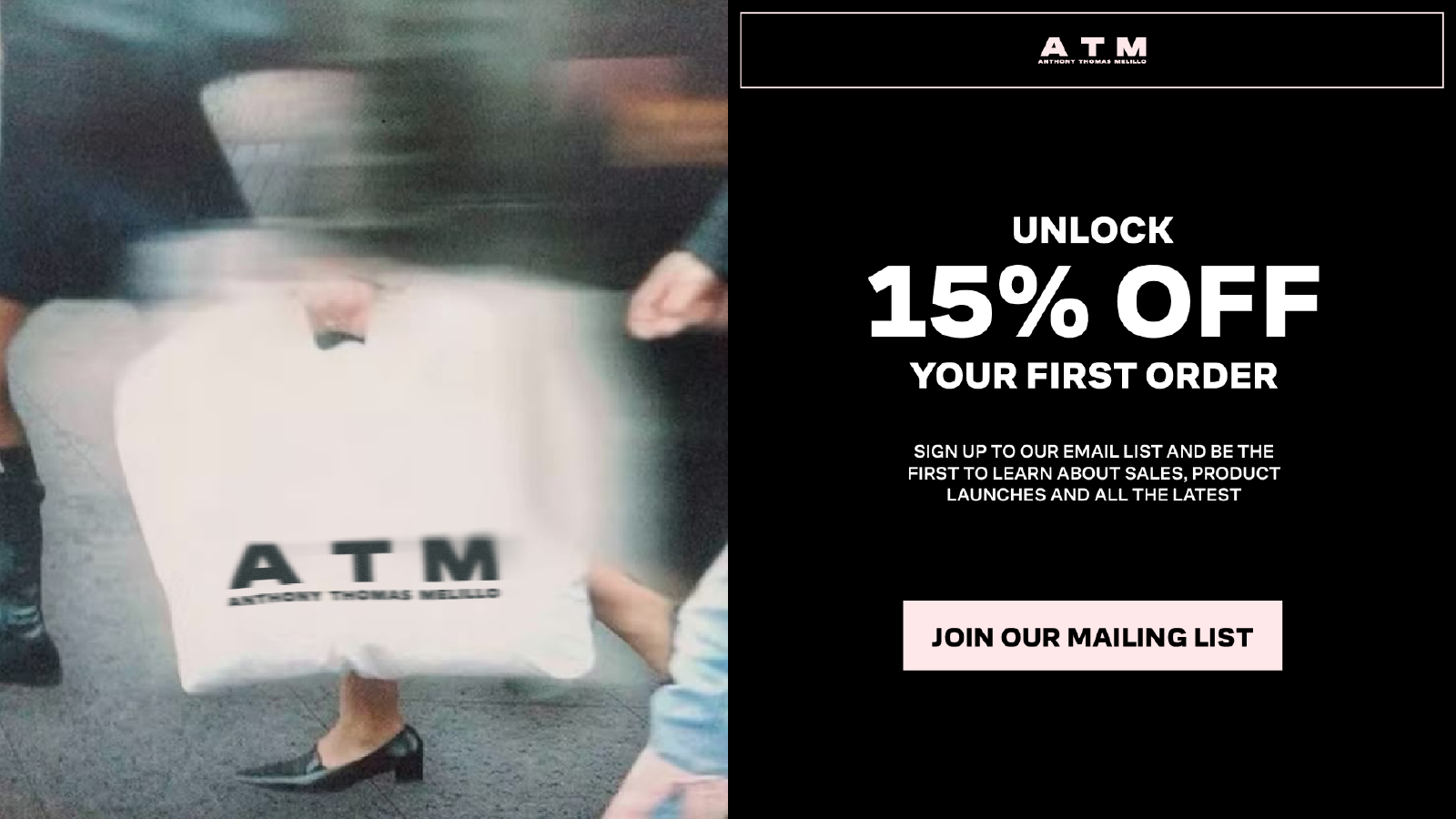 JOIN OUR MAILING LIST