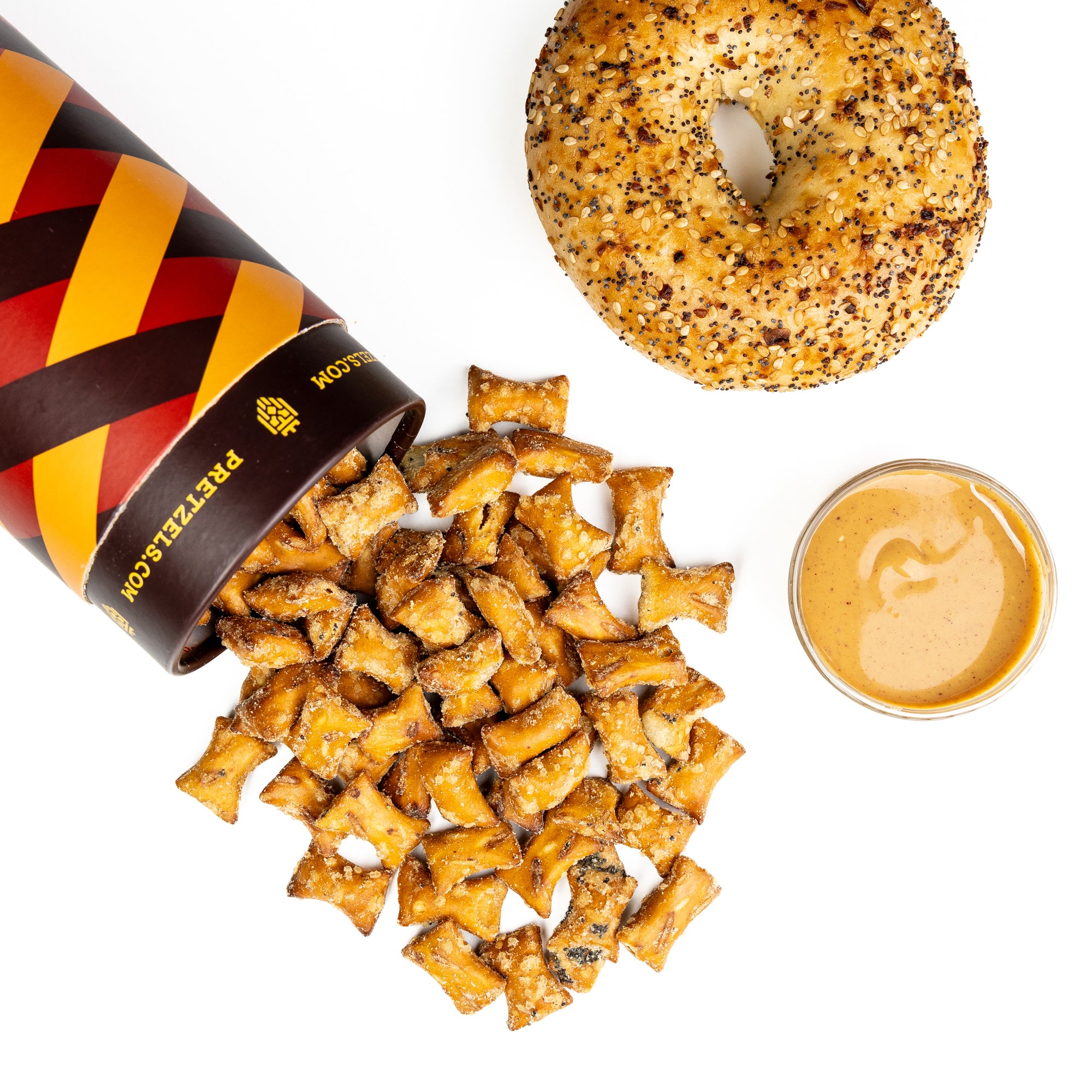 Image of Everything Bagel Peanut Butter Pretzel Bites
