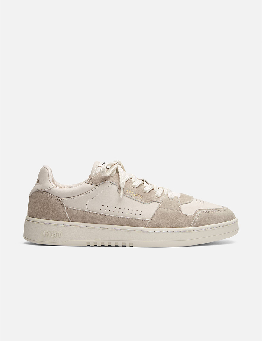 Dice Lo Sneaker in Off White/Taupe