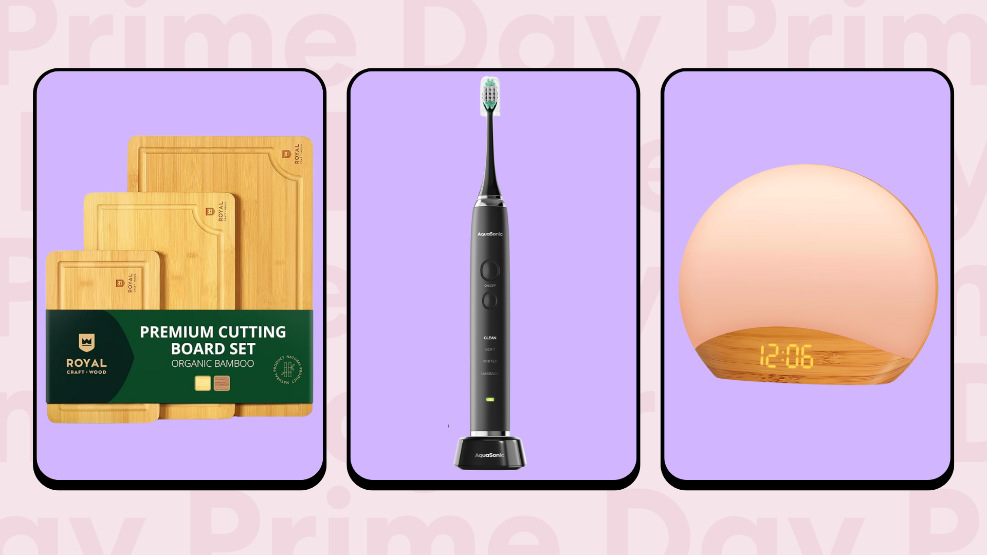 boards, toothbrush, clock