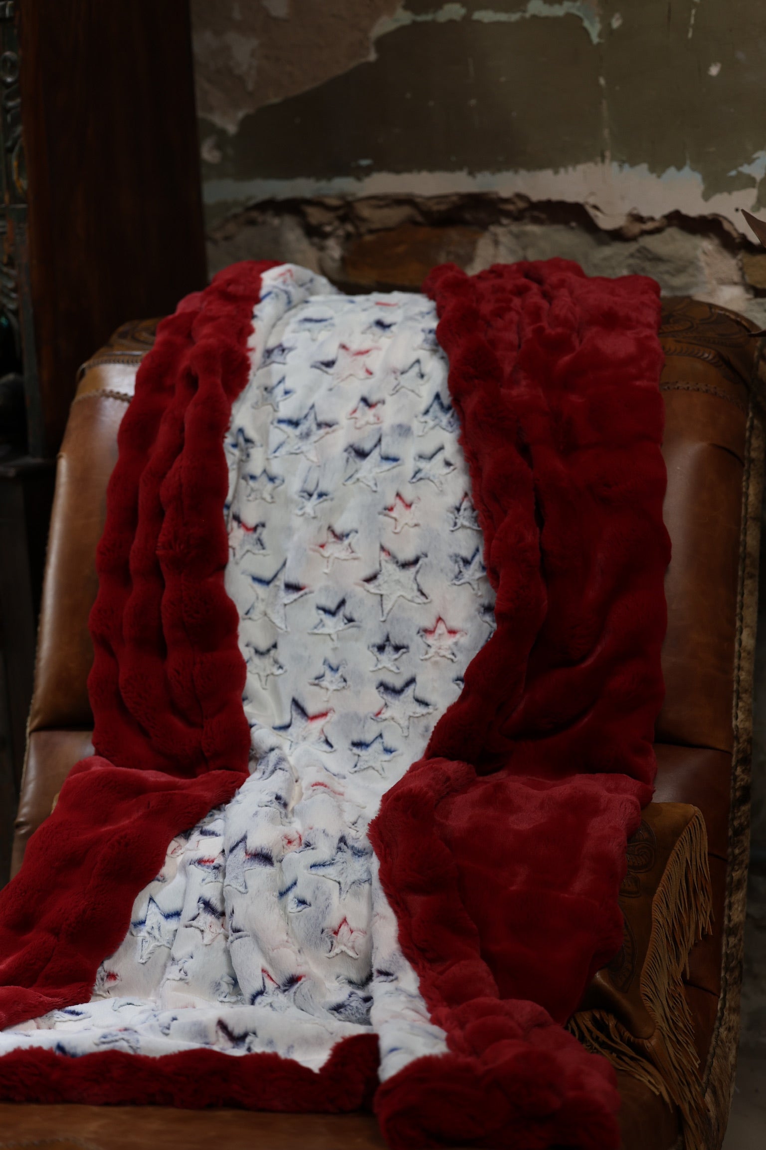 The Firecracker Fluff Blanket- RTS