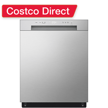 LG Front Control Dishwasher with NeveRust Stainless Steel Tub and Dynamic Dry