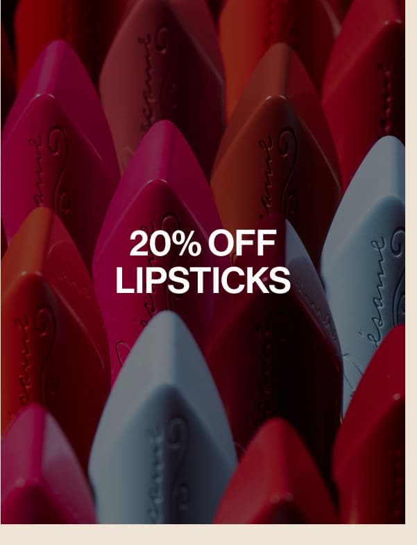 20% Off Lipsticks