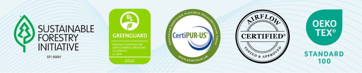 BEDGEAR® is proud to have been awarded several industry-leading certifications.