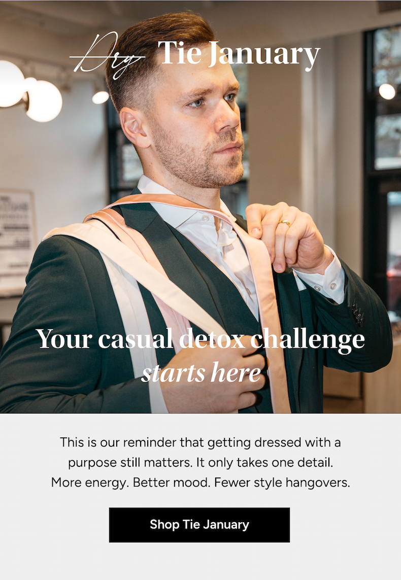 Casual Detox Challenge Starts Here | Shop Tie January