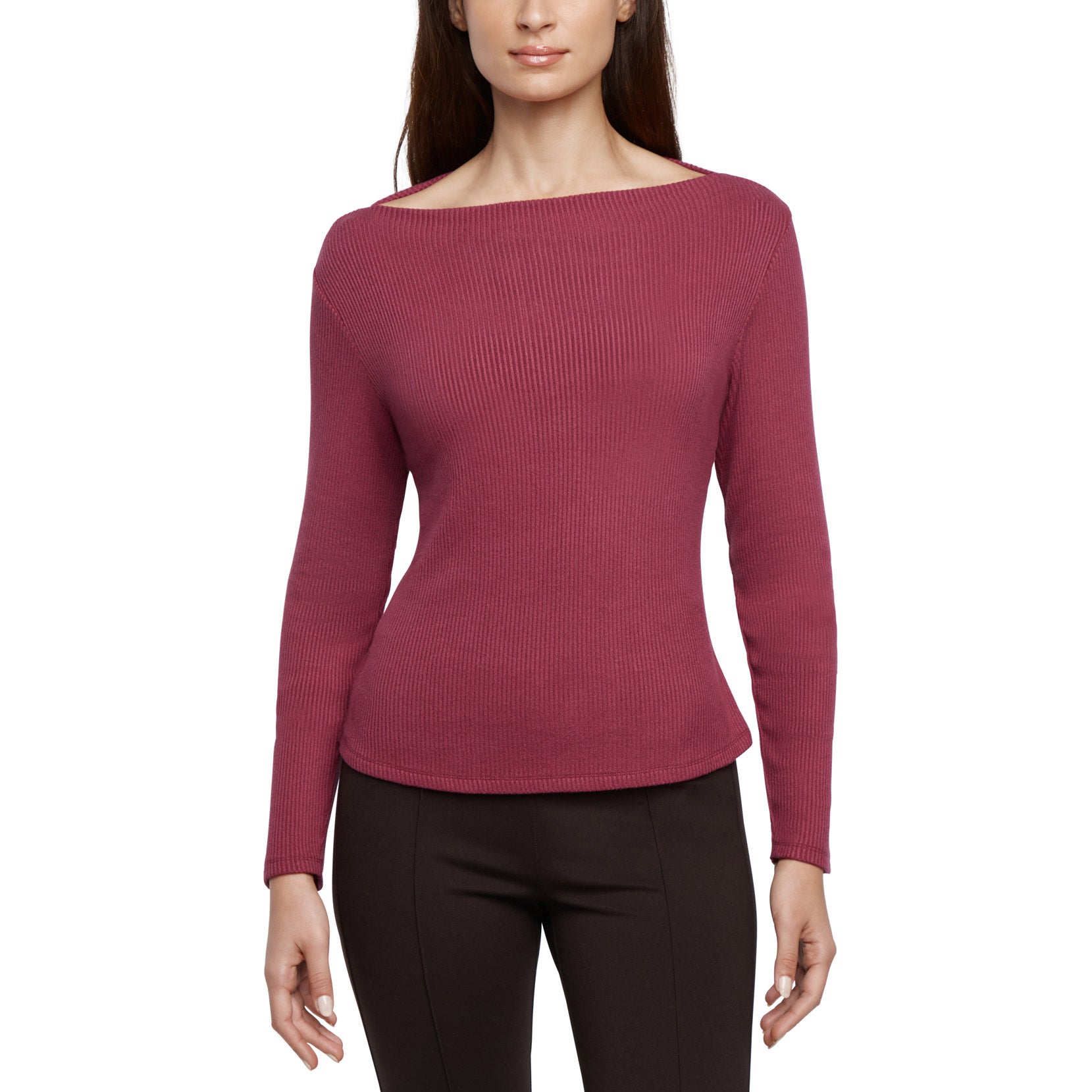 Banana Republic Women's Ribbed Long Sleeve Top