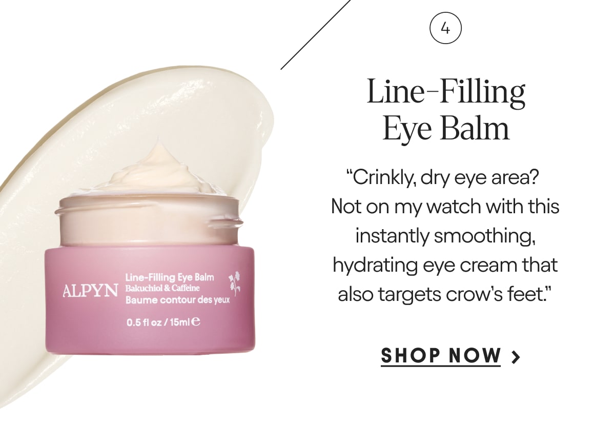 Shop line filling eye balm