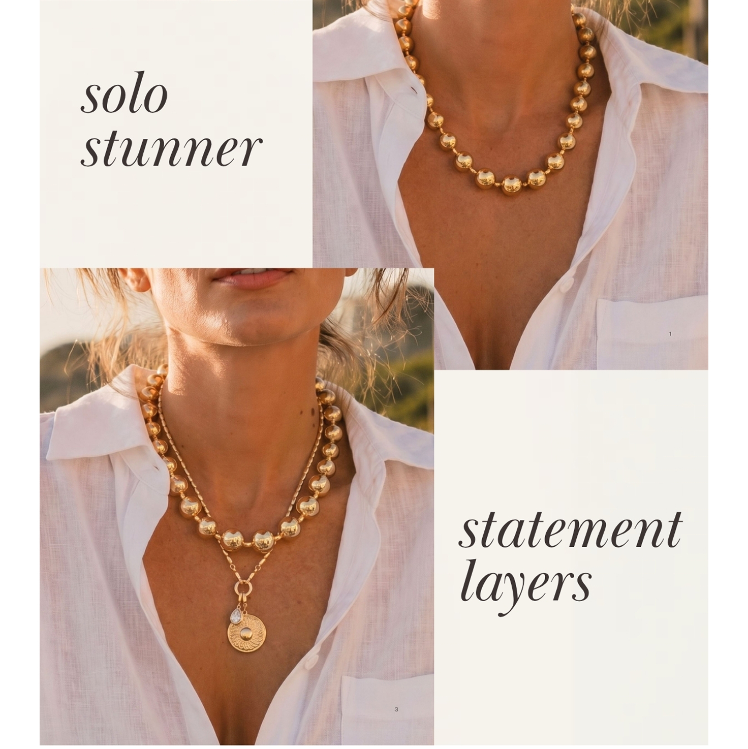 solo stunner and statement layers