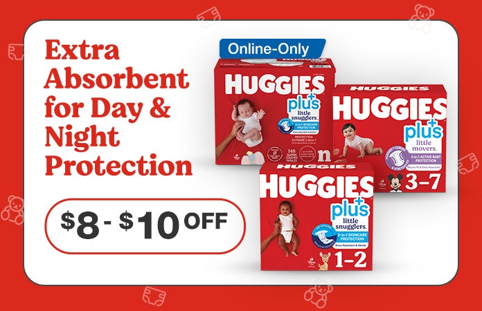 Huggies Plus Diapers $10 OFF