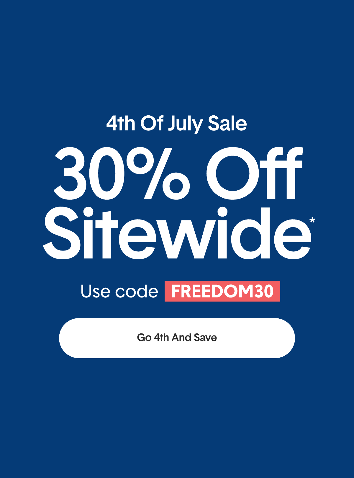 Shop 30% Off Sitewide 