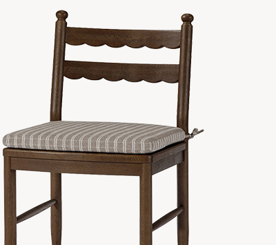 Declan Updated Traditional Dark Brown Oak Dining Chair - Set of 2