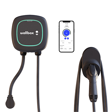 Wallbox Pulsar Plus Lv 2 EV Smart Charger - 40 Amp NEMA, 25’ Cable