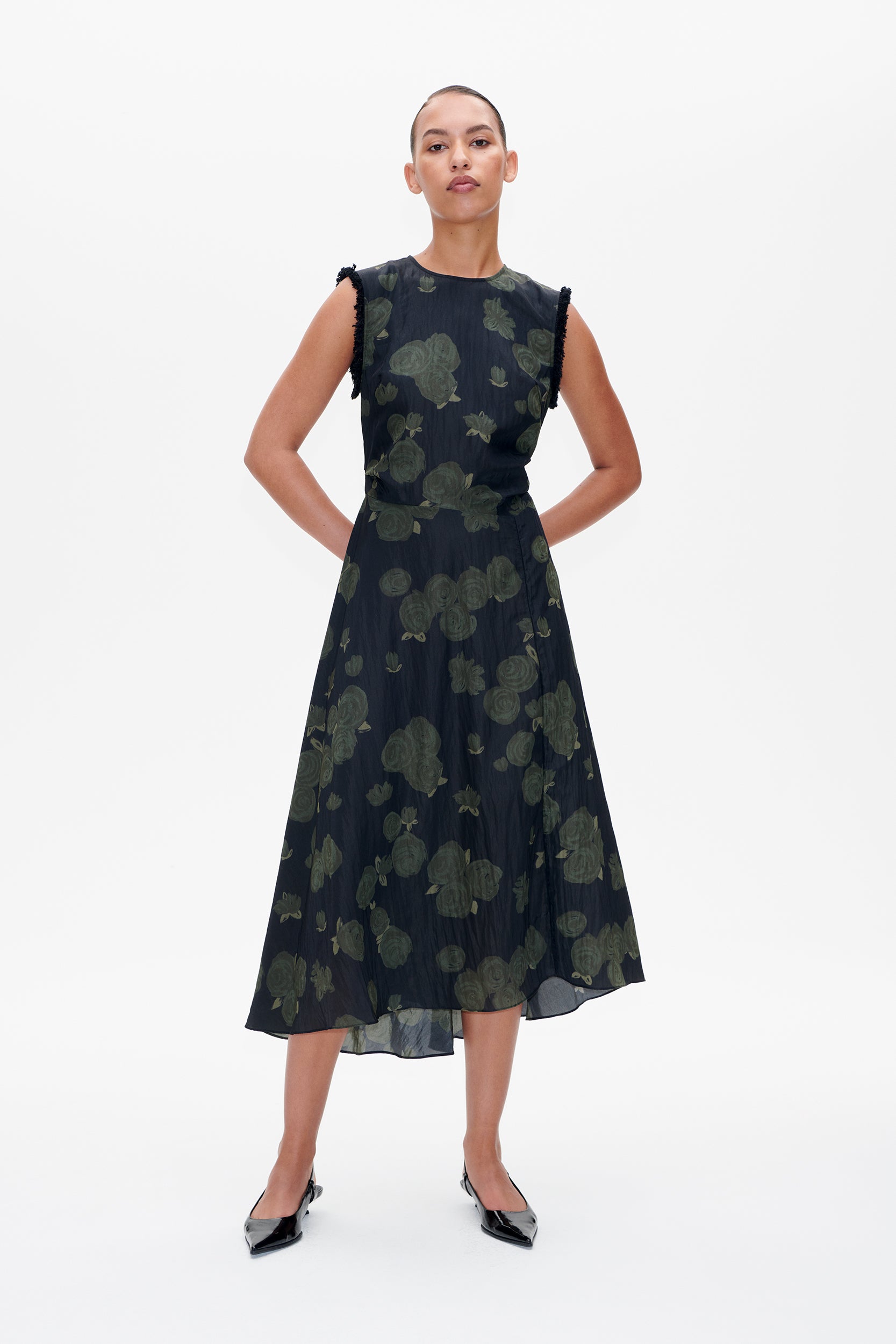 Image of ATINA DRESS | Forest Night Rose