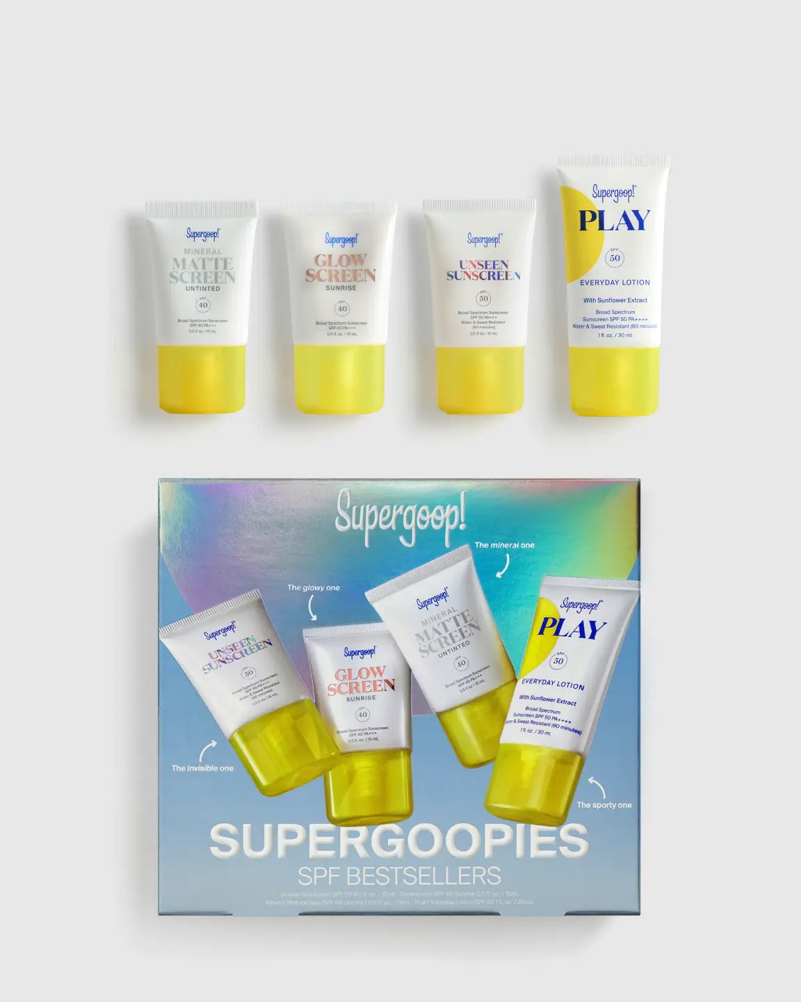 Supergoopies SPF Bestsellers Kit by Supergoop!