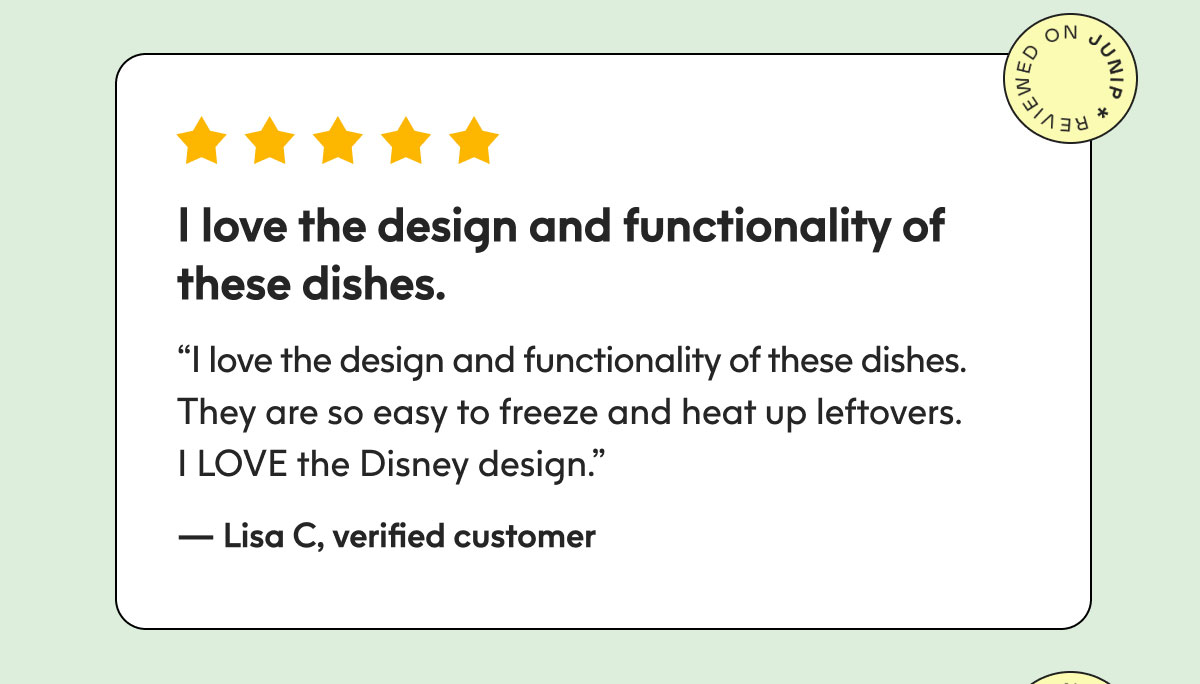I love the design and functionality of these dishes.