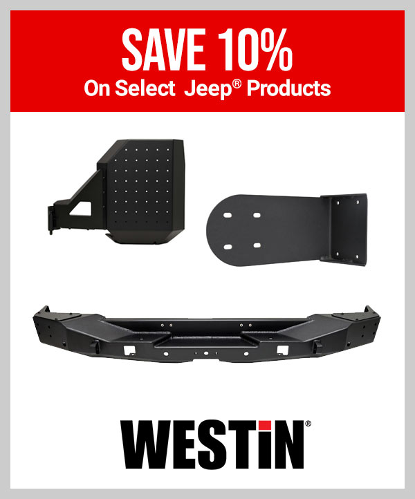 Westin Automotive   •  Save 10% On Jeep® Bumpers
