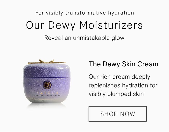 For visibly transformative hydration, Our Dewy Moisturizers: reveal an unmistakable glow. The Dewy Skin Cream deeply replenishes hydration for visibly plumped skin