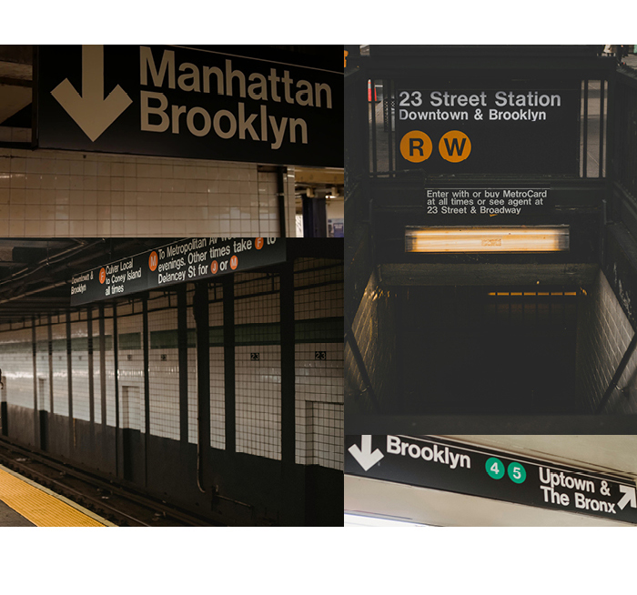 Subway signs