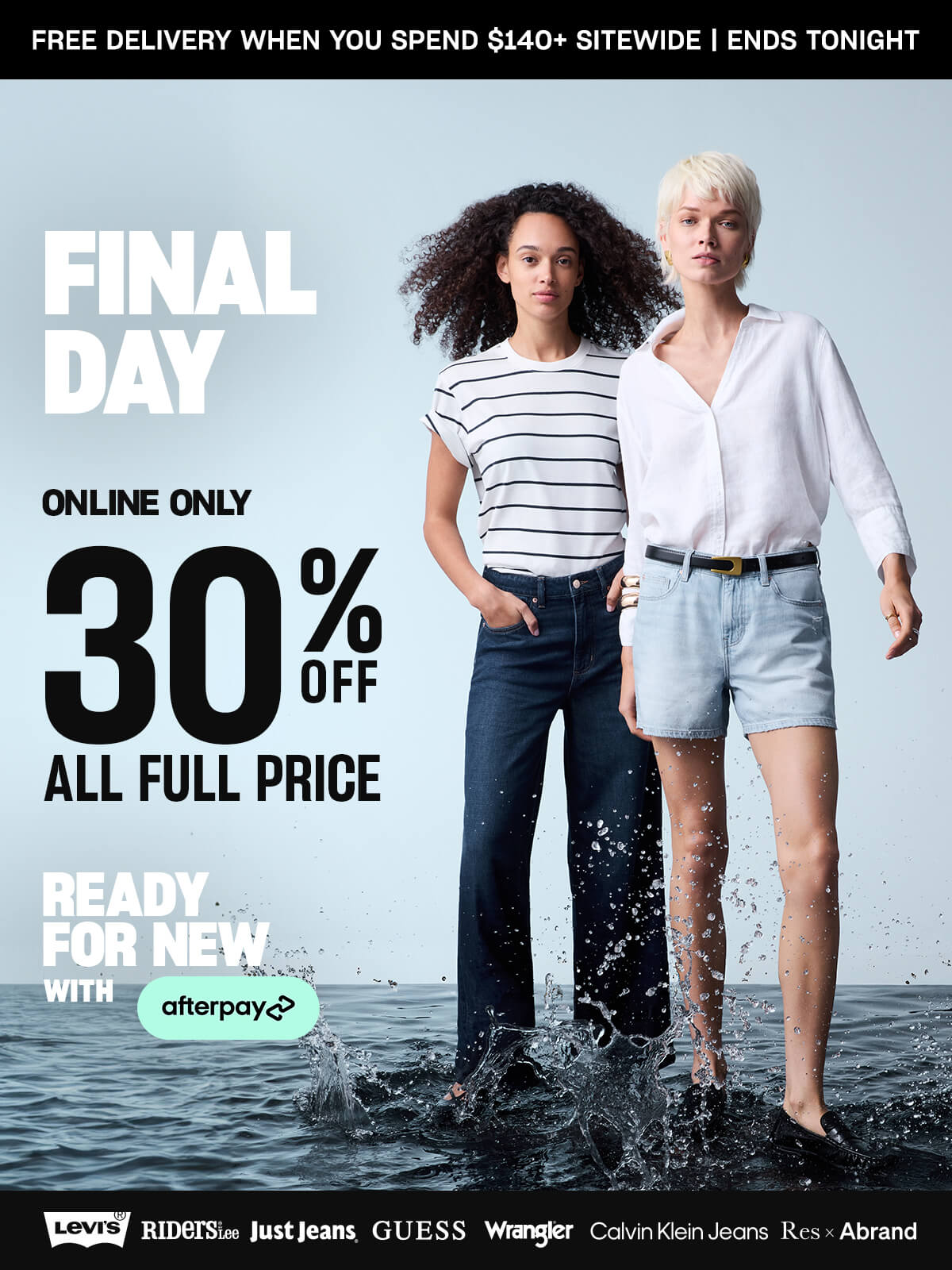 Online only, ends Monday. 30% off all full price.