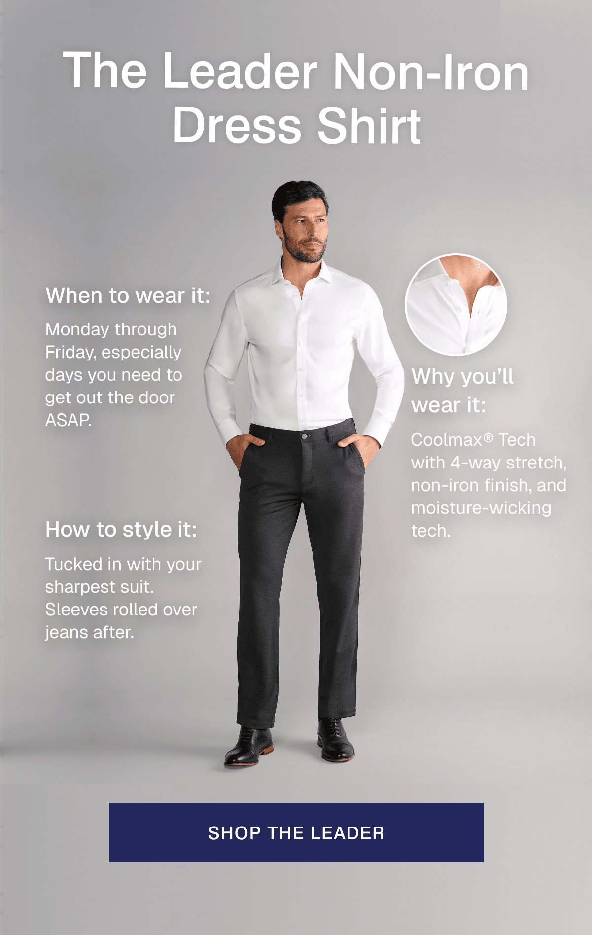 The Leader Non-Iron Dress Shirt