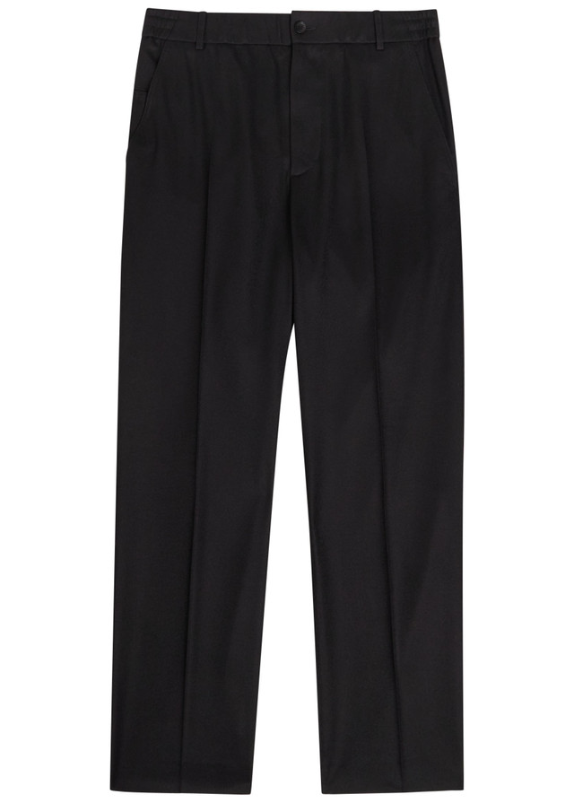 MONCLER Wide-leg wool trousers