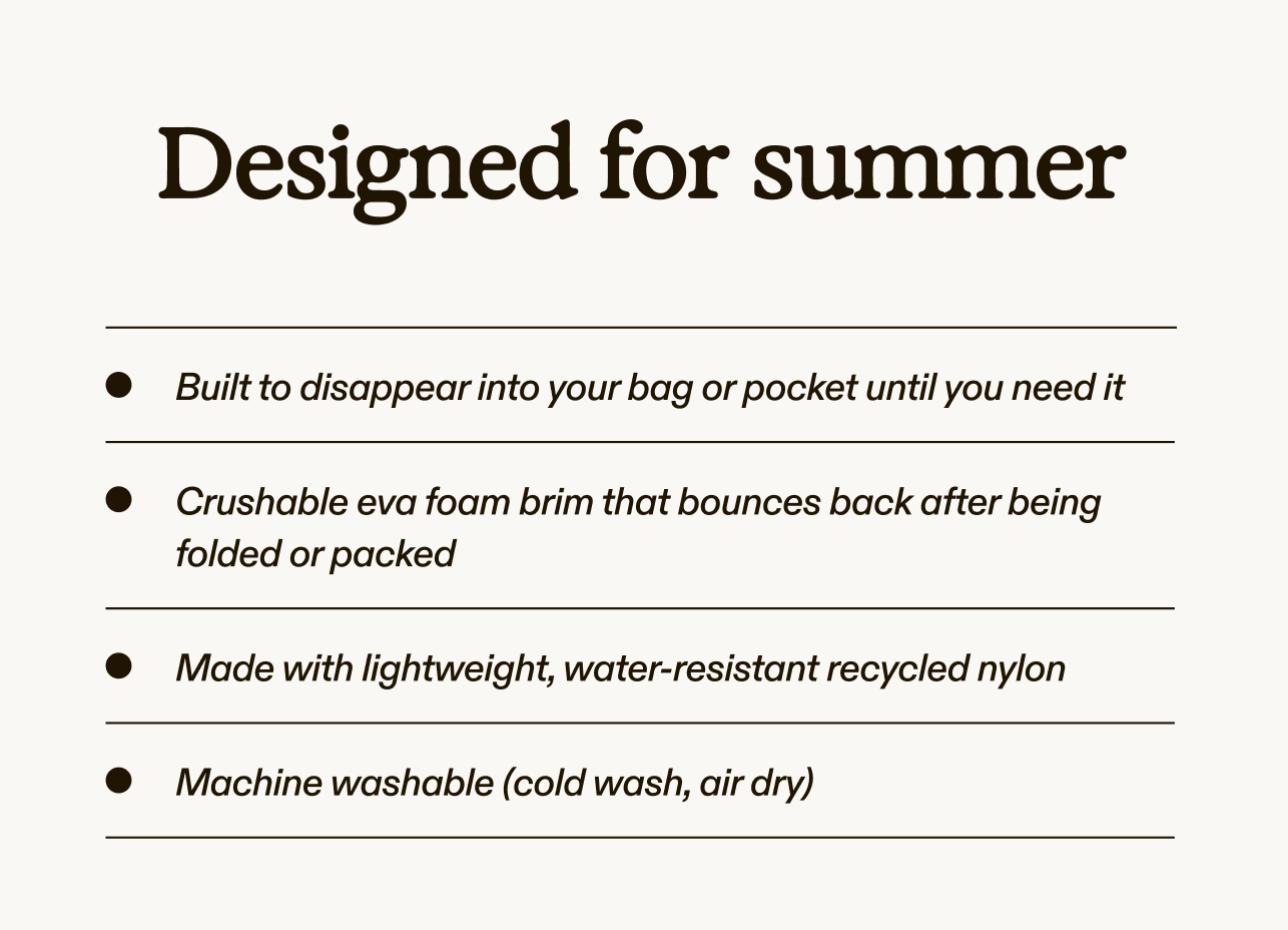 Designed for summer