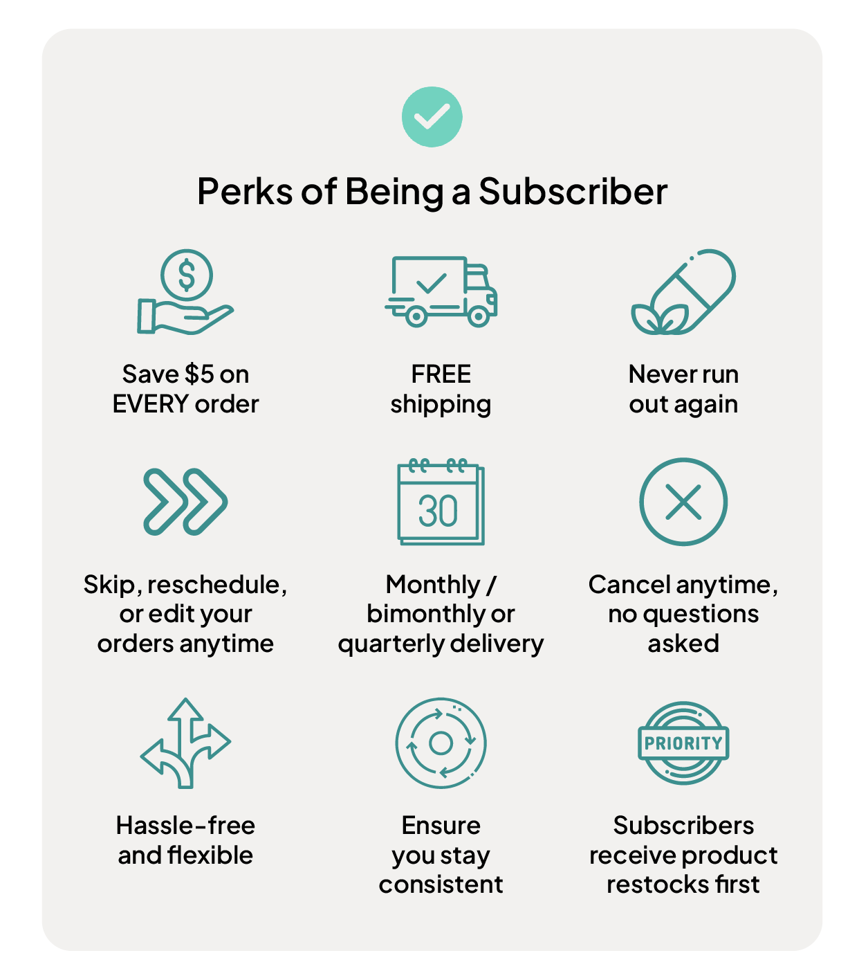 Perks of Being a Subscriber