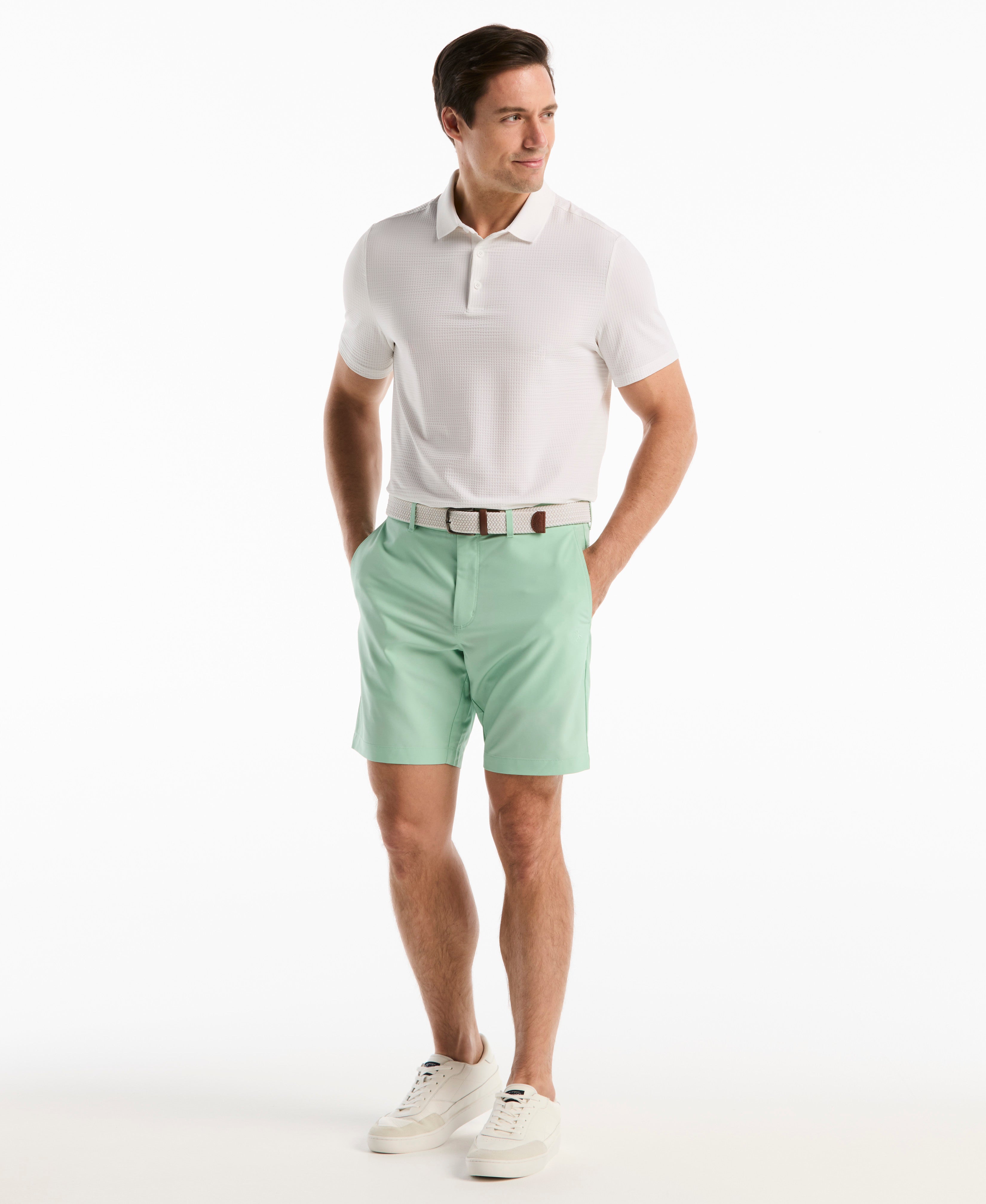 Image of 8" Technical Flat Front Golf Short