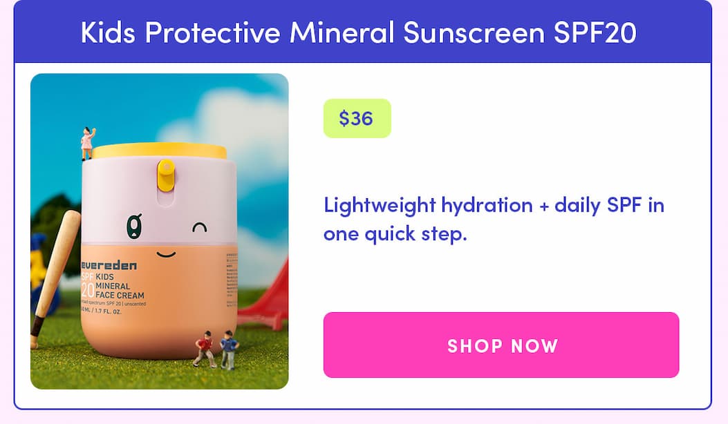 Kids Protective Mineral Sunscreen SPF20 