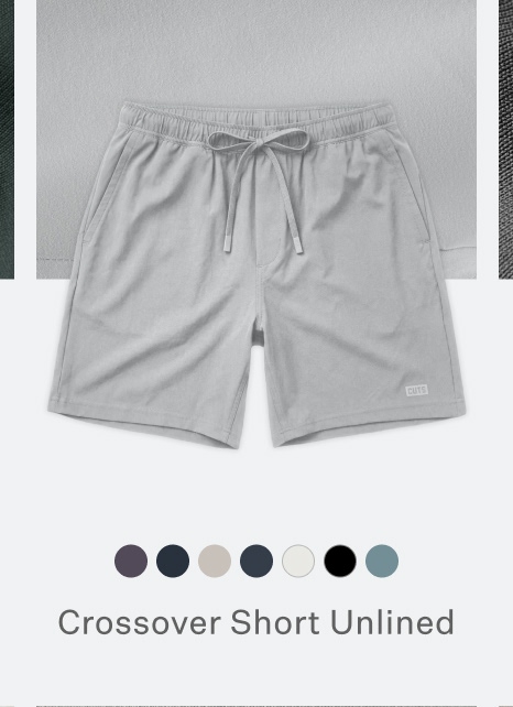 Crossover Short Unlined