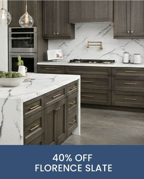 40% Off Florence Slate Cabinets