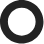 a gray circle with a hole in the middle on a black background.