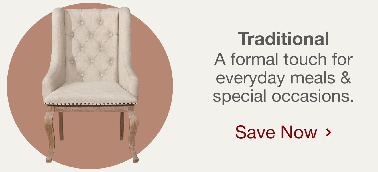 Save on Traditional Dining Furniture