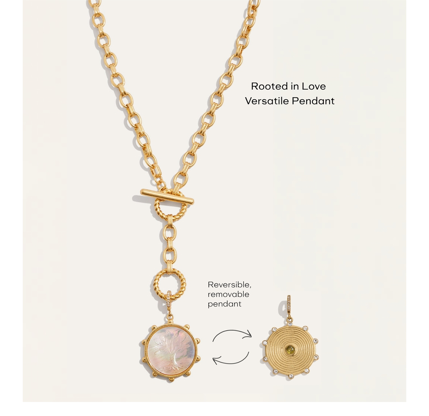 Reversible Removable Pendant