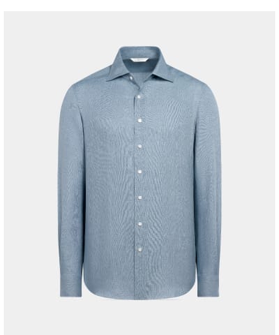 blue shirt