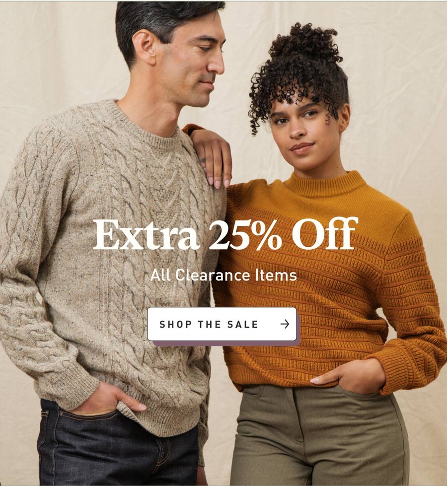 Shop our extra 25% off sale items