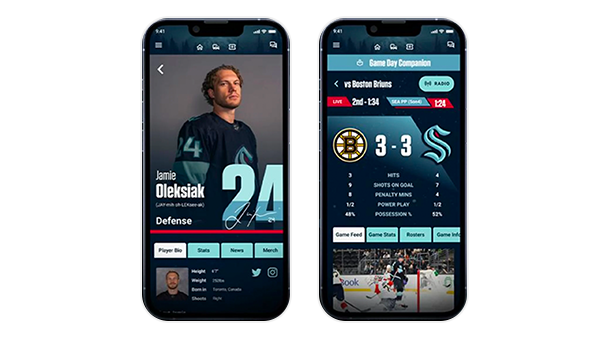 Screenshot of the Kraken Mobile App Interface