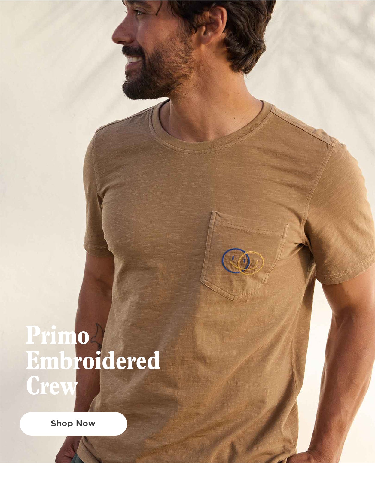Primo Embroidered Crew