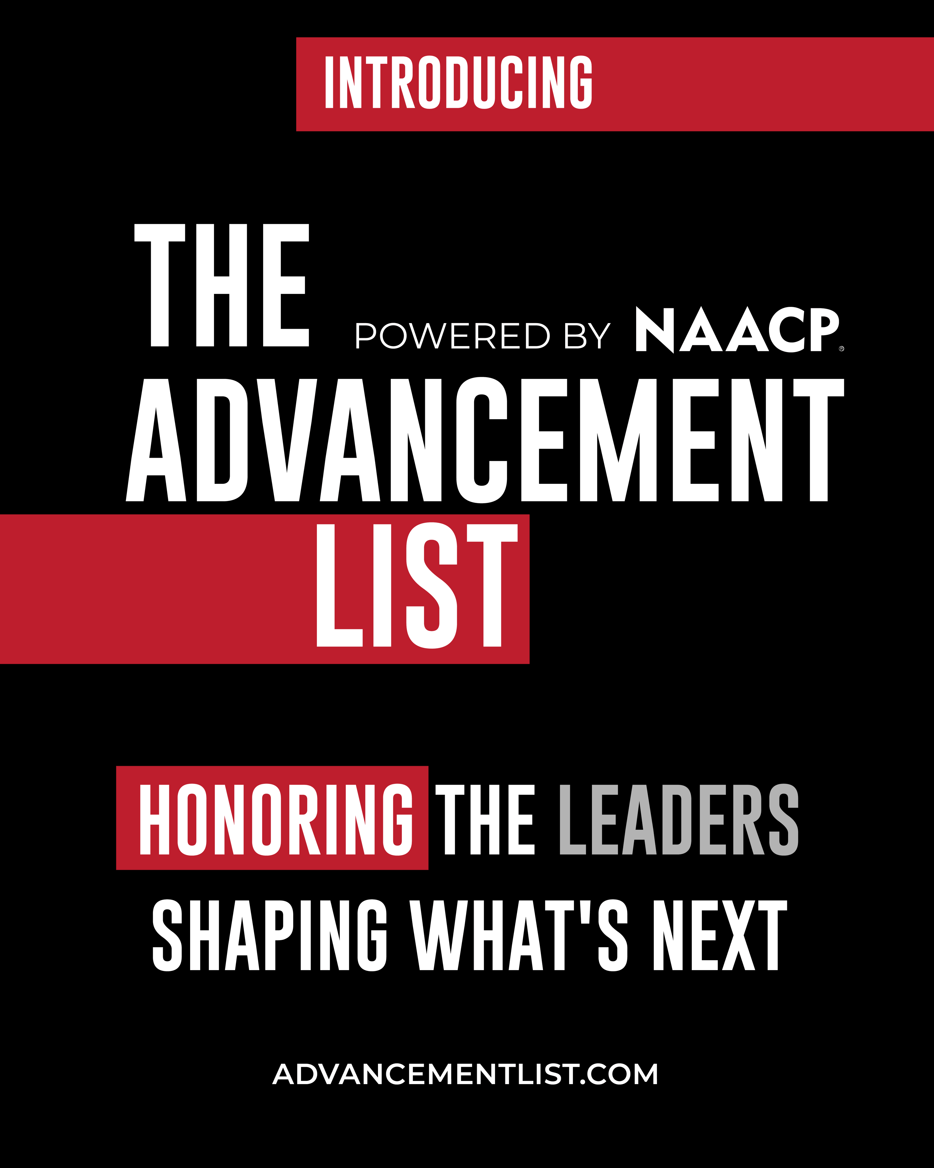 Introducing the NAACP Advancement List