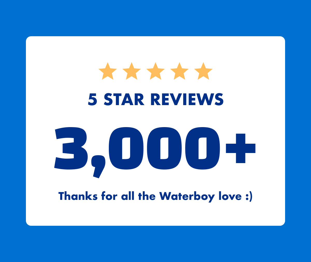 $3,000+ 5 star review