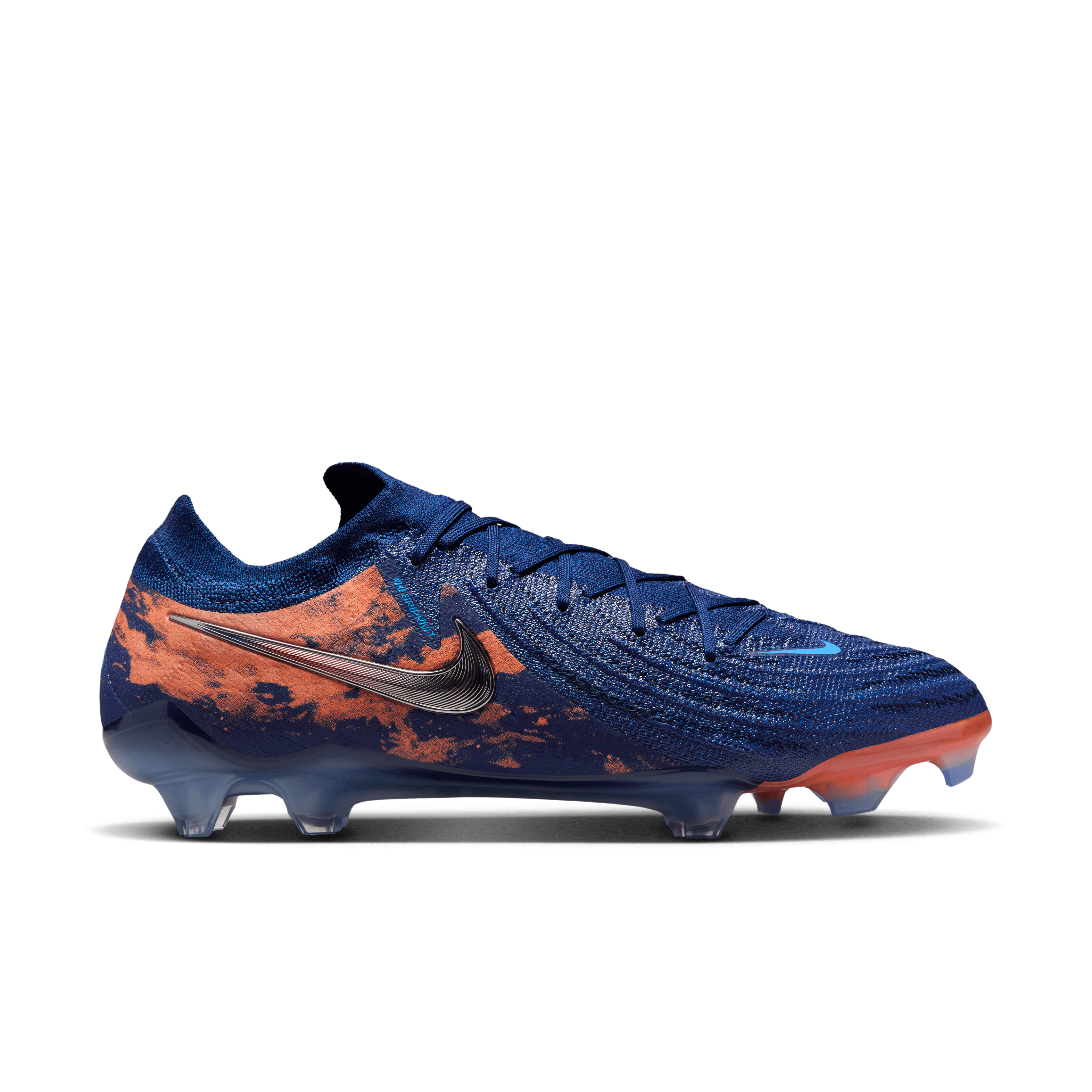 Image of Nike Phantom GX 2 "Erling Haaland" Elite FG-Blue Void/Chrome